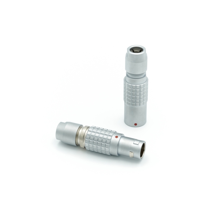 Silver LEMO® 1B Push-Pull Connector