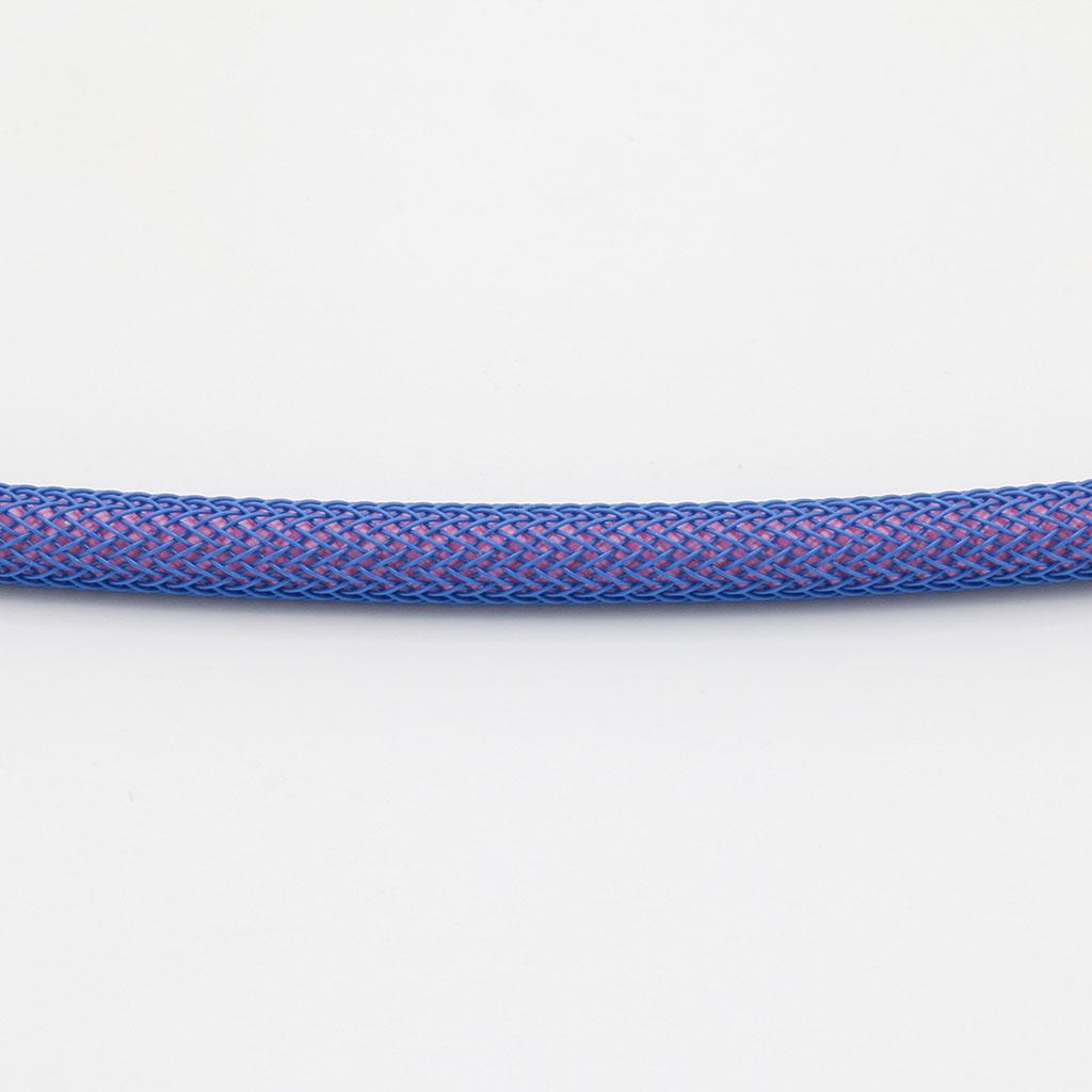Orchid Pink Paracord with Blue Techflex
