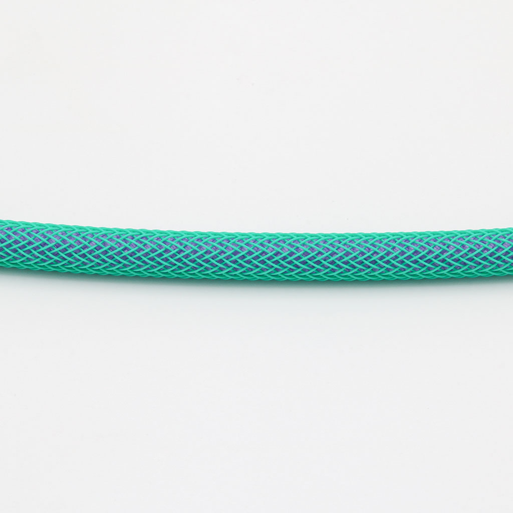 Lilac Paracord with Green Techflex