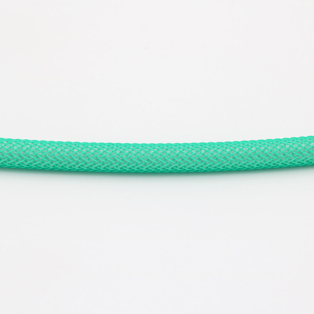 Mint Paracord with Green Techflex