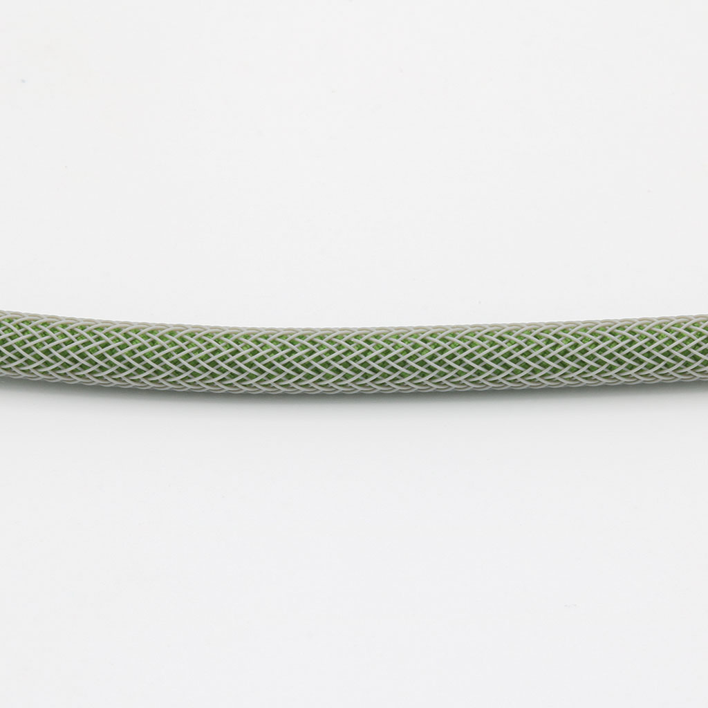 Army Green Paracord with Grey Techflex