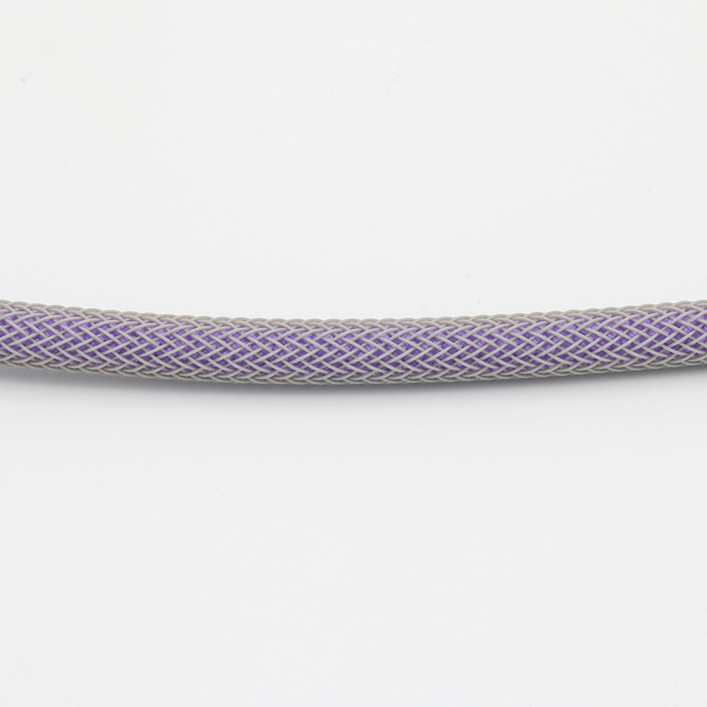 Lilac Paracord with Grey Techflex